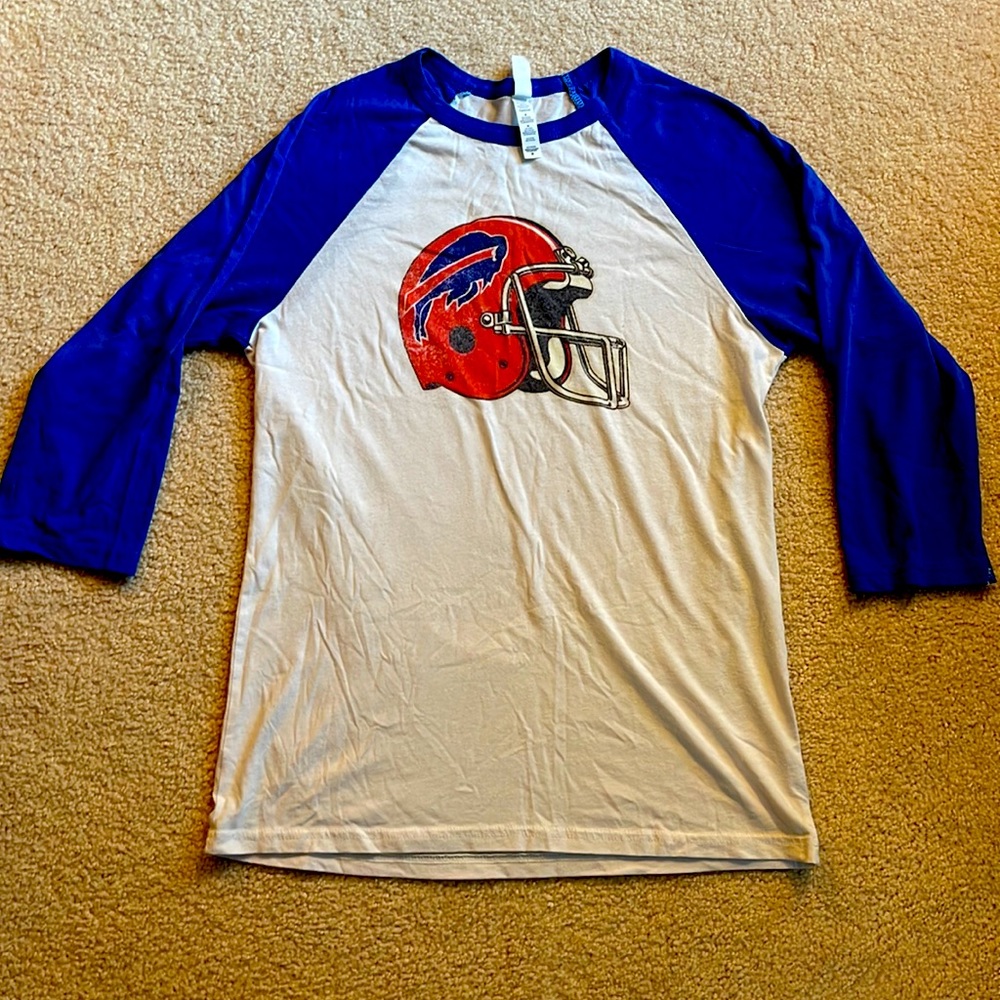 Buffalo Bills 3/4 Sleeve Vintage Tshirt